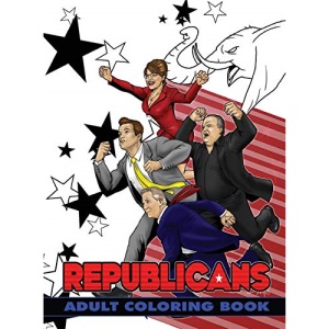 Political Power: Republicans Adult Coloring Book