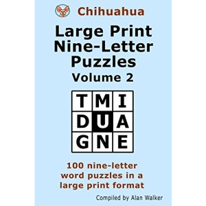 Chihuahua Large Print Nine-Letter Puzzles Volume 2