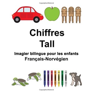 Français-Norvégien Chiffres/Tall Imagier bilingue pour les enfants (FreeBilingualBooks.com)