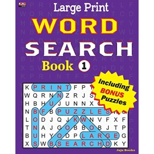 Large Print WORD SEARCH Book: Volume 1 (Large Print WORD SEARCH Book: Enjoy hours of entertaining fun of word search and other bonus puzzles.)
