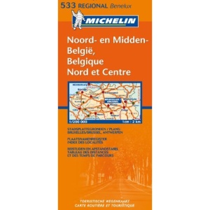 Michelin Map Belgium: North & Center 533