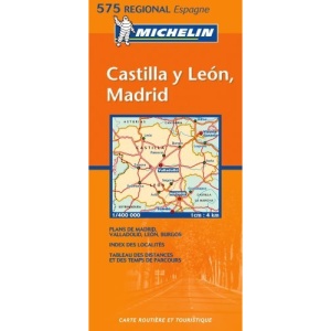 Michelin Map 575 Regional Spain Castilla y Leon, Madrid