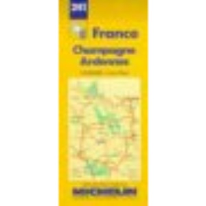 Michelin Map 241 France Champagne, Ardennes