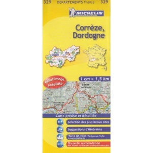 France Correnze, Dordogne Map 329