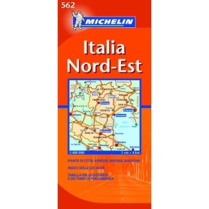 Italy Northeast REGIONAL 562 map (Michelin Regional Maps)