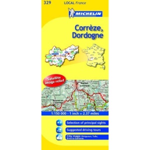 Correze, Dordogne (Michelin Local Maps)