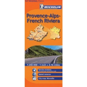 Provence-Alpes-Cote D'Azur (Michelin Regional Maps)