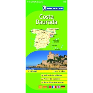 Costa Daurada Michelin ZOOM map 148 (Michelin Zoom Maps)
