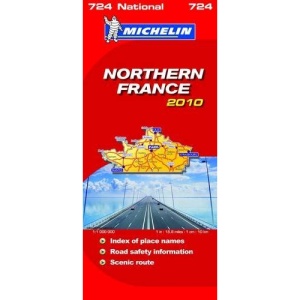 Northern France 2010 NATIONAL map 724 (Michelin National Maps)