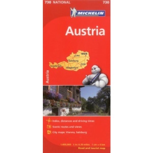 Michelin Austria Road and Tourist Map (Michelin Maps)