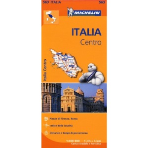 Italy Centre - Michelin Regional Map 563: Map (Michelin Regional Maps, 563)
