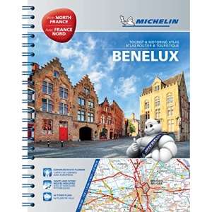 Benelux & North of France - Tourist & Motoring Atlas: Tourist & Motoring Atlas A4 spiral (Michelin Road Atlases)