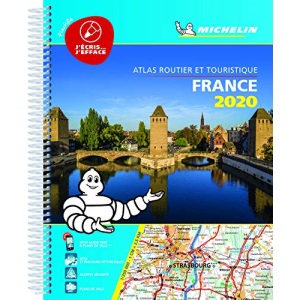 France 2020 -Tourist & Motoring Atlas A4 Laminated Spiral: Tourist & Motoring Atlas (Michelin Road Atlases)