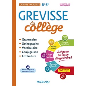 Grevisse Langue Francaise. Grevisse Du College (Grevisse Grand Public)