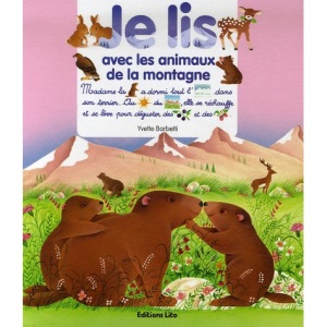 Je lis avec les animaux de la montagne