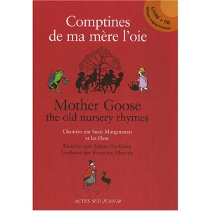 Comptines de ma mère l'oie : Edition bilingue français-anglais (1CD audio)