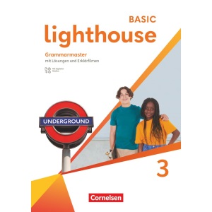 Lighthouse Band 3: 7. Schuljahr - Grammarmaster mit Lösungen und Erklärfilmen