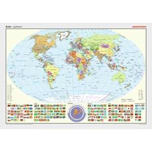 Posterkarten Geographie: Erde: politisch