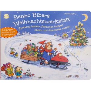Benno Bibers Weihnachtswerkstatt. Spielzeug basteln, Plätzchen backen, nähen und Geschenke packen: Ein Spiel- und Mitmachbuch für die Weihnachtszeit ... Weihnachten. Mit Reimen, Klappen, Schiebern