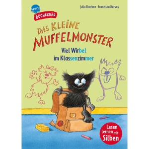 Das kleine Muffelmonster. Viel Wirbel im Klassenzimmer: Bücherbär: Erstlesebuch; Ein witziges Abenteuer für Jungen und Mädchen ab der 1. Klasse mit farbig markierten Silben. Silbenmethode