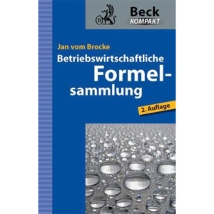 Betriebswirtschaftliche Formelsammlung