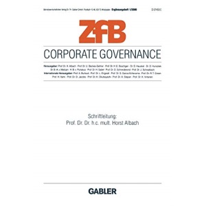 Corporate Governance: 1 (ZfB Special Issue)