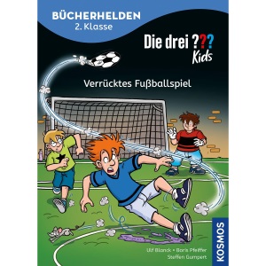 Die drei ??? Kids, Bücherhelden 2. Klasse, Verrücktes Fußballspiel: Gut lesen können - Kinderbuch für Erstleser ab 7 Jahren - Spannende Detektivgeschichten mit Justus, Peter und Bob