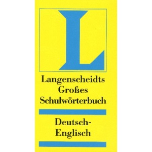 Langenscheidts Grosse Schulworterbuch Deutsch Englisch