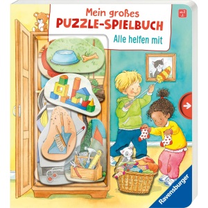 Mein großes Puzzle-Spielbuch - Alle helfen mit