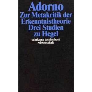 Zur Metakritik der Erkenntnistheorie. Drei Studien zu Hegel.: Band 5: Zur Metakritik der Erkenntnistheorie. Drei Studien zu Hegel