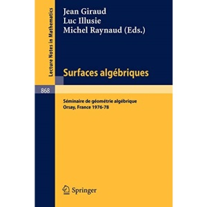 Surfaces Algebriques: Seminaire de Geometrie Algebrique d'Orsay 1976-78 (Lecture Notes in Mathematics)