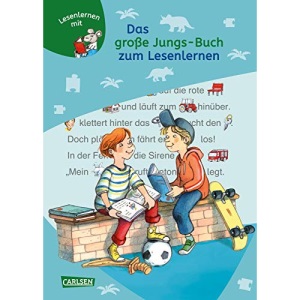 Das große Jungs-Buch zum Lesenlernen: Einfache Geschichten zum Selberlesen - Lesen lernen, üben und vertiefen