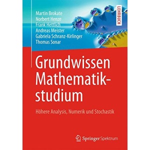 Grundwissen Mathematikstudium: Höhere Analysis, Numerik und Stochastik