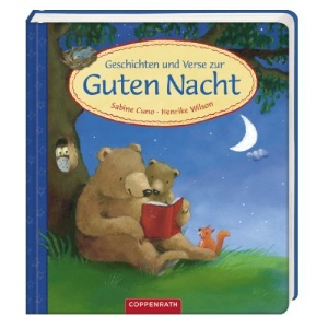 Geschichten und Verse zur Guten Nacht: Coppenrath Kinderzimmer-Bibliothek