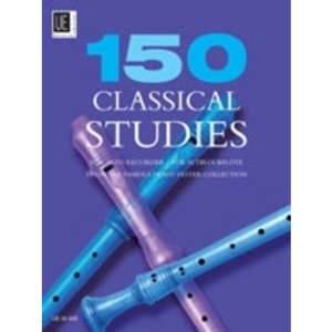 Classical Studies(150): from the famous Frans Vester Collection. Für Altblockflöte.