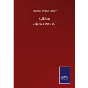 Syllabus: Volume I: 1066-1377