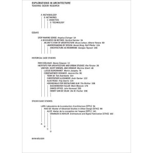 Explorations in Architecture: Teaching, Design, Research