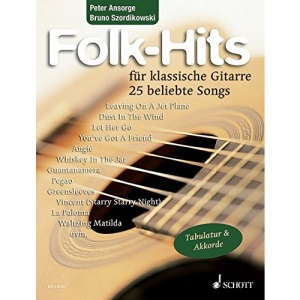 Folk-Hits: 25 Beliebte Songs: 25 beliebte Songs. Gitarre. Spielbuch.