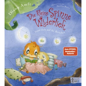 Die kleine Spinne Widerlich freut sich auf ihr Bettchen: Von der Schauspielerin Diana Amft liebevoll erzähltes Gutenacht-Bilderbuch für Kinder ab 4 Jahren. Band 12