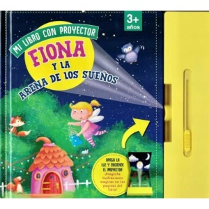MI LIBRO CON PROYECTOR FIONA Y LA ARENA DE LOS SUEÑOS