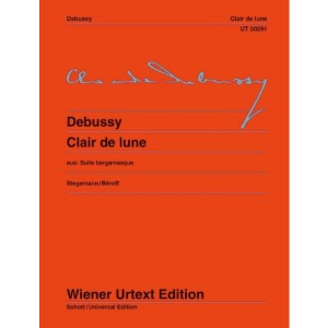 Clair de Lune: Piano: Edited from the First Edition by Michael Stegemann. Fingering and Notes on Interpretation by Michel Beroff (Wiener Urtext)