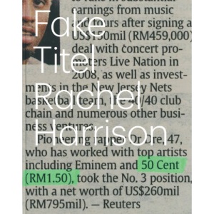 Rachel Harrison: Fake Titel