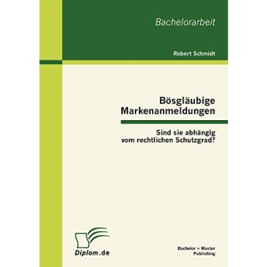 Bösgläubige Markenanmeldungen: Sind sie abhängig vom rechtlichen Schutzgrad?