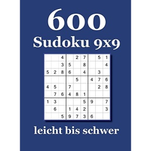 600 Sudoku 9x9 leicht bis schwer