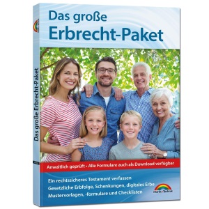 Das große Erbrecht Paket: - Erben und Vererben, aber richtig. Erbfolge - Testament - Steuern. komplett in Farbe