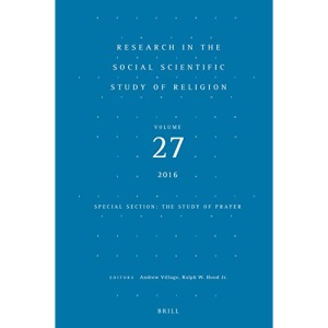 Research in the Social Scientific Study of Religion