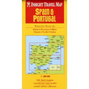Spain and Portugal Insight Travel Map