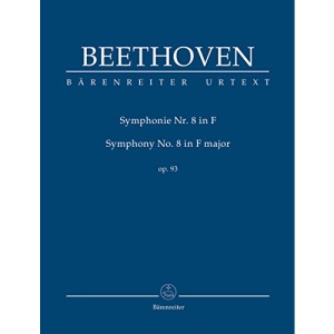 BARENREITER TASCHENPARTITUREN BEETHOVEN L.V. - SYMPHONY NO. 8 IN F MAJOR F MAJOR OP. 93 - STUDY SCORE Classical sheets Pocket score