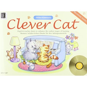Clever Cat: UE21407: Pupil & Teacher Piano Duet to Enhance the Earliest Stages of Learning