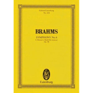 Symphony No. 4 E Minor op. 98 - orchestra - study score - (ETP 428)